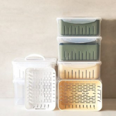 노르딕 포텐셜 BPA FREE 물빠짐 항균 밀폐용기 세트