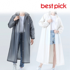 베스트픽 프리미엄 다회용 EVA 우의