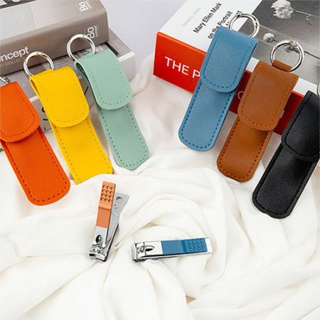 실버링 가죽포켓 휴대용 손톱깎이 #2