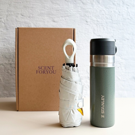 센트포유 초경량 멀티고리 5단우산+스탠리 고진공슬림보틀세트 SU33 #2