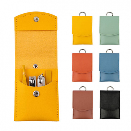 실버링 가죽포켓 휴대용 네일케어 4종세트 #4