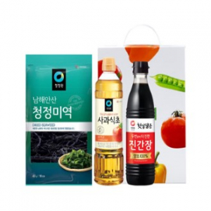 청정원미역 식초 간장 3종