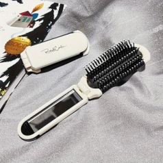 825 거울 내장 접이식 헤어 브러시