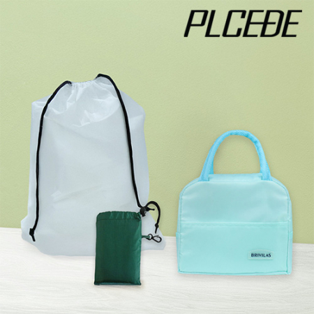 플씨드 사계절 3종 EVA 파우치 D세트 (파스텔 데일리 방수 보온보냉백+일체형 포켓 돗자리 소형) #2