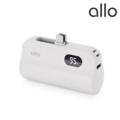 알로코리아 502DA 갤럭시 아이폰 도킹형 보조배터리 C타입 8핀 일체형 5000mAh