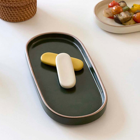 포설 타원접시 3color #2