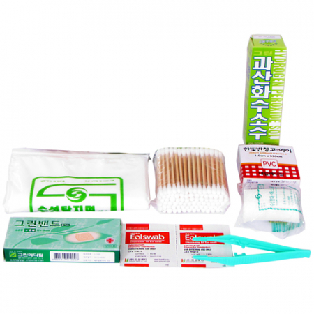 투명 각파우치 구급함세트1호 8종 #6