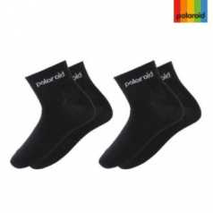 폴라로이드 남성 단목 양말 2p