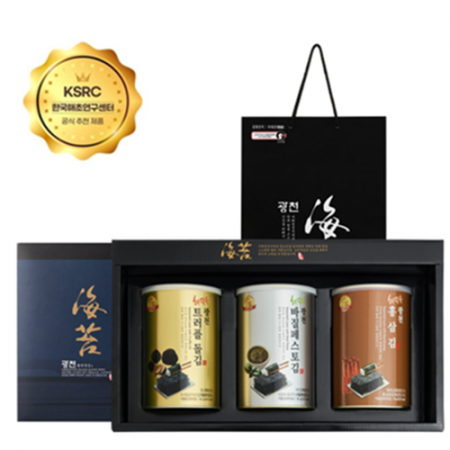 해달음 명품 광천김 선물세트 뉴3캔 #2