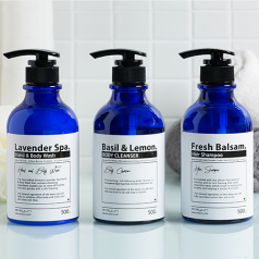 고성군 해양심층수 아라연 내추럴 바디샤워 3종세트 (해양심층수 저자극 미네랄함유)// 쇼핑백포함