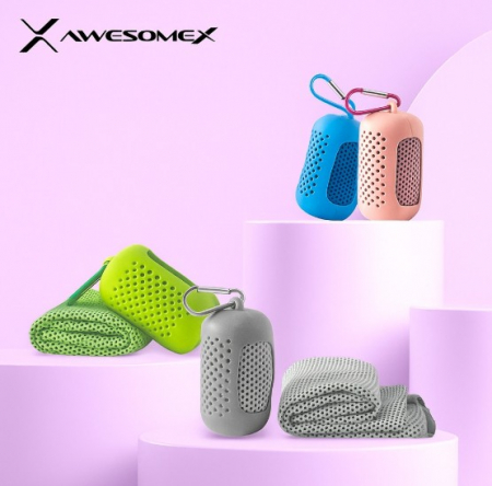 어썸엑스 땅콩 포켓 아이스 쿨링 스포츠타올 #2