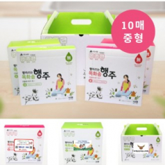 NEW 유랩 빨이쓰는 목화솜행주 각10매 중형