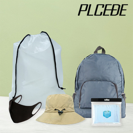 플씨드 사계절 5종 EVA 파우치 C세트 (일체형 접이식 등산모자+경량폴딩백팩+고급 손등커버형 쿨토시+쿨 패션 마스크) #2