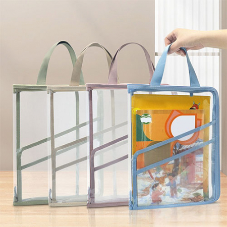 투명 A4 가방 다용도 손잡이 보조가방 #2