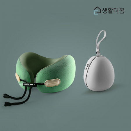 생활더봄 메모리폼 U자형 목베개 여행용 기내용 쿠션 케이스 포함 5컬러 #5