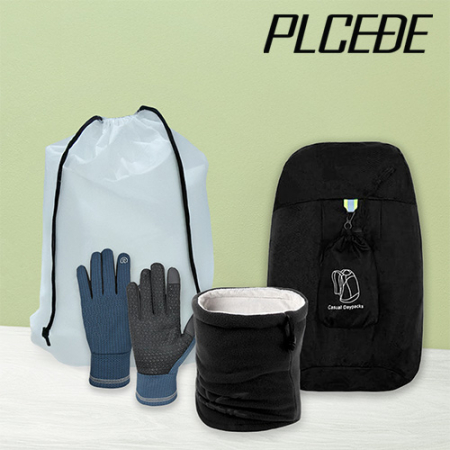 플씨드 사계절 4종 EVA 파우치 A세트(접이식 등산가방PMB-02+프리미엄 넥워머+극세사 터치 장갑) #2