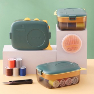 공룡모양 12컬러 더블레이어 반짇고리