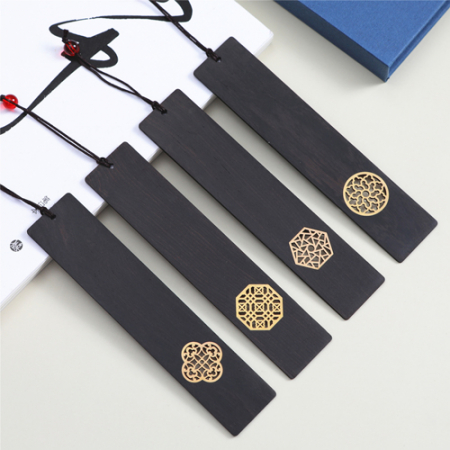 전통 창틀모양 나무 북마크 책갈피 #2