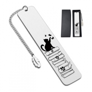 스테인레스 스틸 레터링 북마크 책갈피