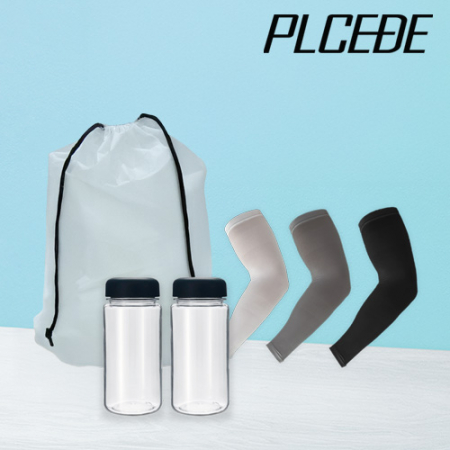 플씨드 여름 3종 EVA파우치 I세트 (투밴드 쿨토시+보틀 350ml) #2