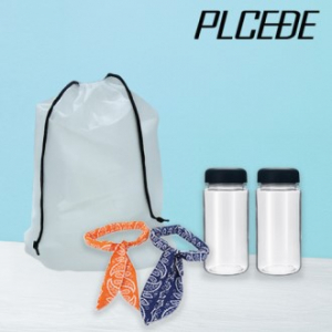 플씨드 여름 3종 EVA파우치 H세트 (아이스 쿨스카프+보틀350ml)