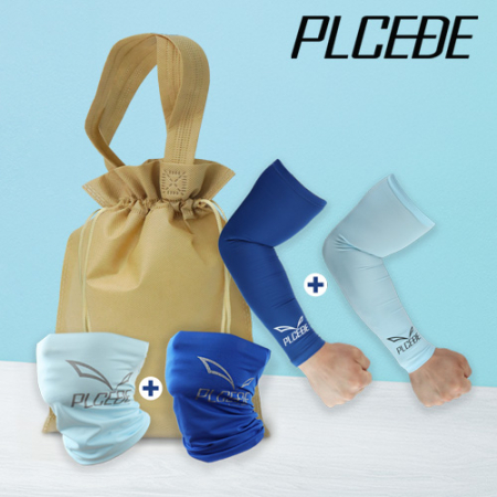 플씨드 여름 5종 복주머니 파우치 A세트 (스포츠 쿨마스크[2종]+스포츠 쿨토시[2종]) #2