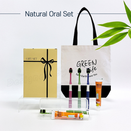 에코백 투톤 죽염광폭LG칫솔 페리오 칫솔치약세트 #5