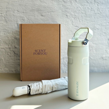 센트포유 초경량 핸디 자동3단우산+스탠리 에어로라이트플립스트로473ml SU46 #4