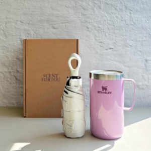 센트포유 초경량 멀티고리 5단우산+스탠리 클래식 캠프머그 709ml SU45