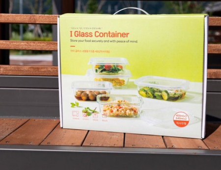 켈하임 아이 글라스 내열용기 세트 (직사각형 5종) #3