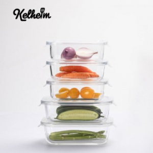 켈하임 아이 글라스 내열용기 세트 (직사각형 5종)