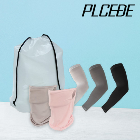 플씨드 여름 3종 EVA파우치 L세트 (귀걸이 쿨마스크+투밴드 쿨토시) #2