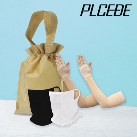 플씨드 여름 3종 복주머니 파우치 G세트 (선케어 스킨 손 쿨토시+메쉬 귀걸이 쿨마스크) #2