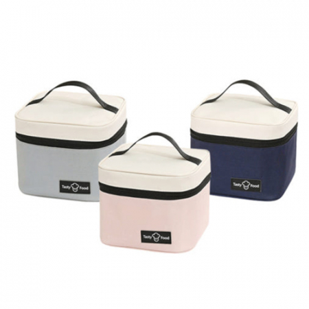 스퀘어 캔버스 피크닉 쿨러백 보온보냉백 #3