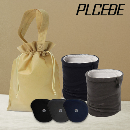 플씨드 겨울 3종 복주머니 파우치 A세트 (프리미엄 넥워머+청음 귀마개) #2