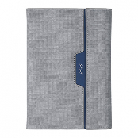 AP34 3단 양장 다이어리 25절-그레이 #2