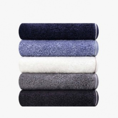 [송월타올] 솔리드혼방사무지40 190g 뱀부혼방사 수건 타월