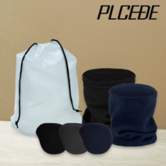 플씨드 겨울 3종 EVA파우치 G세트 (폴라폴리스 넥워머+왕 귀마개)