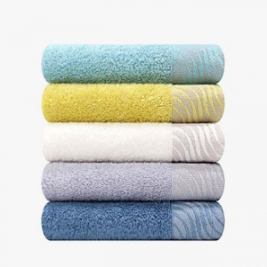 [송월타올] 샤보렌 물결40 160g 뱀부얀 혼방사 수건 타월