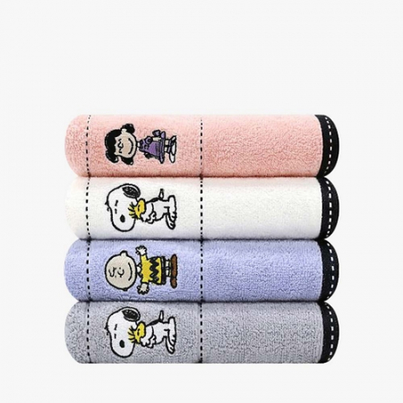 [송월타올] 스누피 프렌즈40 140g 면 수건 30수 타월 #2