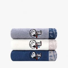 [송월타올] 스누피 스페이스40 160g 코마사 수건 30수 타월