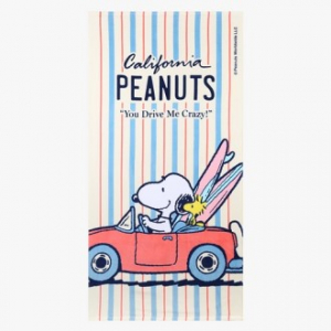 [송월타올] 스누피 드라이브76 비치타올 375g 면 대형수건 20수 타월