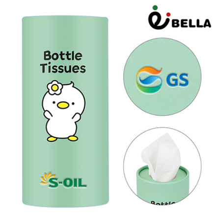 디지웰 플라워덕 원통형 휴대용 슬림 티슈 #3