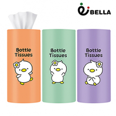 디지웰 플라워덕 원통형 휴대용 슬림 티슈