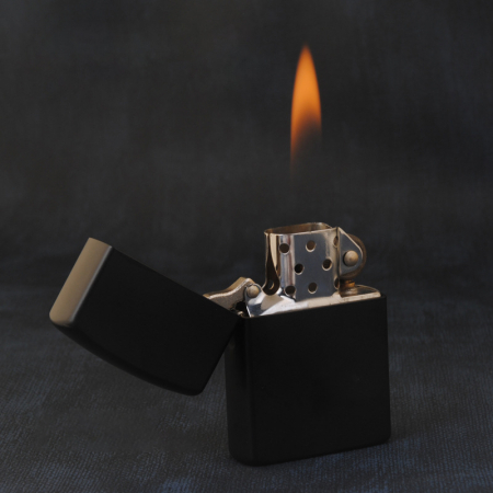 유광 메탈 고급 지포 오일 기름 라이터 #2