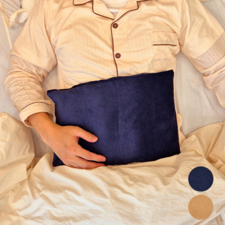 따스로미 코듀로이 무지 현미 복부 찜질팩 핫팩 #4