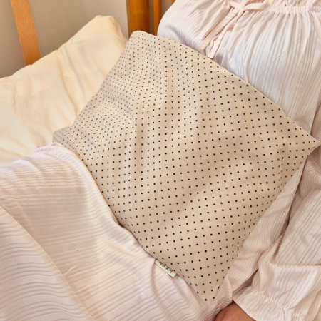 따스로미 코듀로이 땡땡이 현미 복부 찜질팩 핫팩 #3