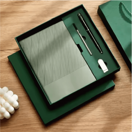 고급노트 패키지 선물세트 (양장노트+고급볼펜+USB메모리) #2