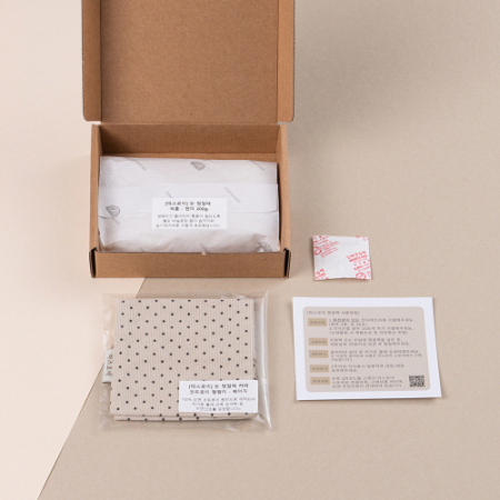 따스로미 코듀로이 땡땡이 현미 눈 찜질팩 핫팩 #5