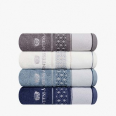 [송월타올] 카운테스마라 더블다이아전사40 160g 뱀부얀 면 수건 30수